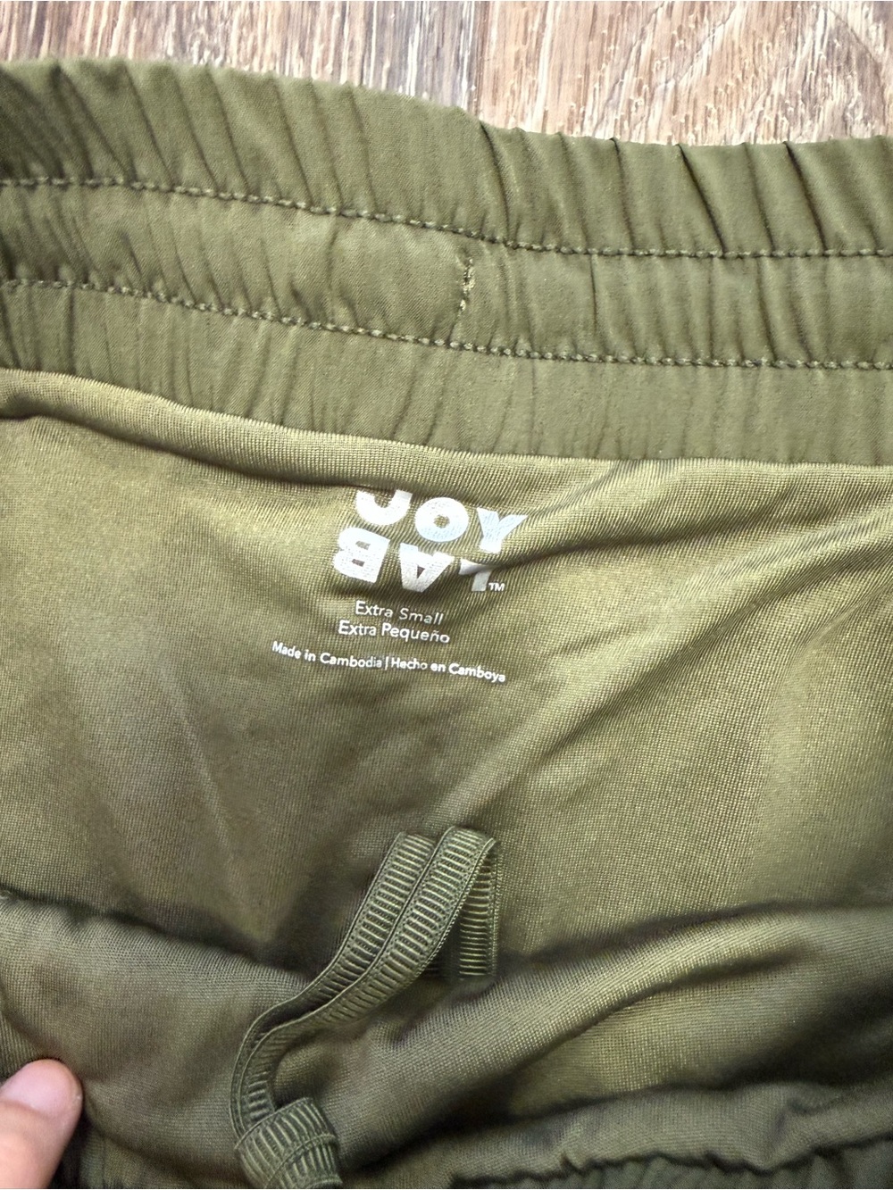 JoyLab Olive Green Women's Athletic Shorts - Picture 3 of 4